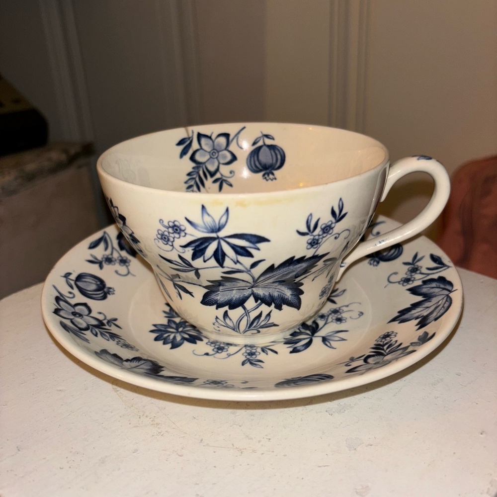 Antique Teacup and Saucer